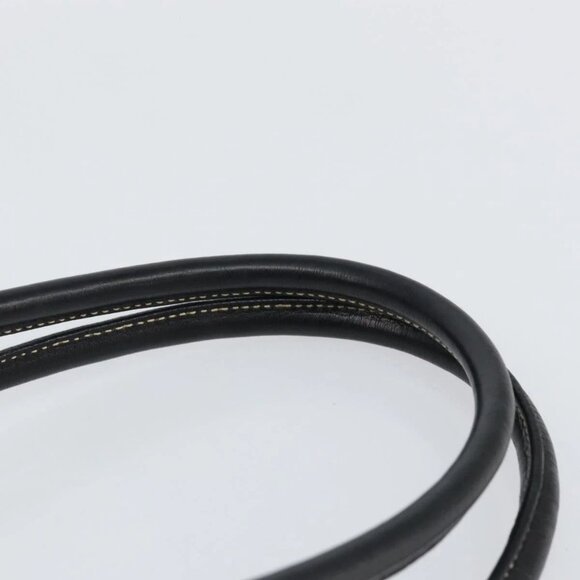 PRADA Shoulder Bag Nylon Leather Black Silver Auth am9430 - Picture 6 of 16